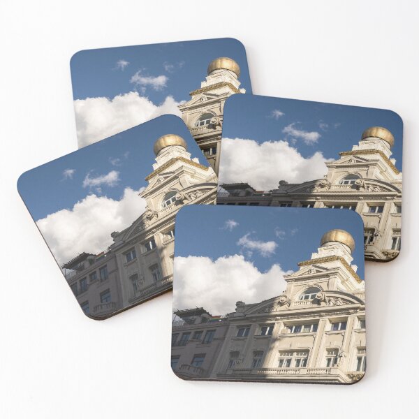 Item preview, Half and Half - Sophisticated Madrid Facades in Sun and Shade designed and sold by Georgia Mizuleva.