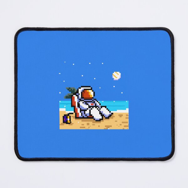 Item preview, Astronaut Bing Chilin on the beach designed and sold by CyberPunkSpace.