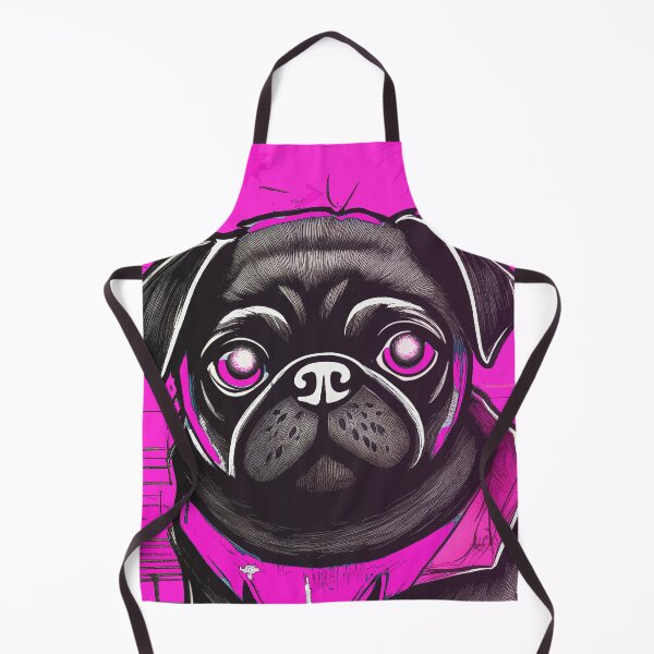 Item preview, Pug Sketchbook 10 PINK designed and sold by RedBluffTraders.
