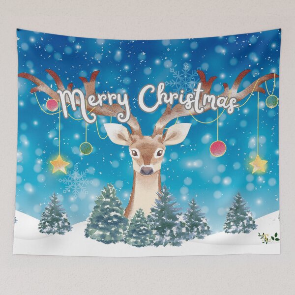 Item preview, Christmas reindeer Merry Christmas designed and sold by farahmae.