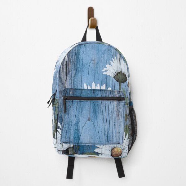 Item preview, Daisies on a blue wooden background designed and sold by FlyingRaven1.