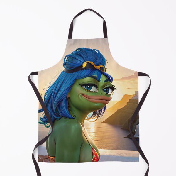 Item preview, Pepe girlfriend in Santorini designed and sold by Pepooteric.