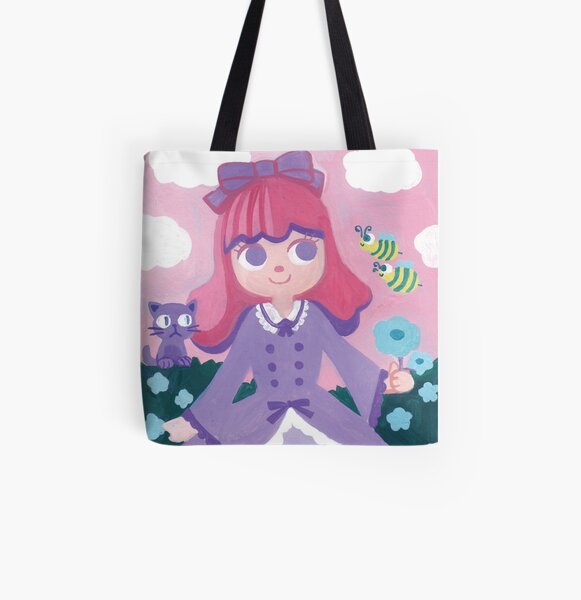 Hello Bee Bee All Over Print Tote Bag
