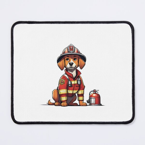 Item preview, Cute firefighter dog designed and sold by ExtraSilver.