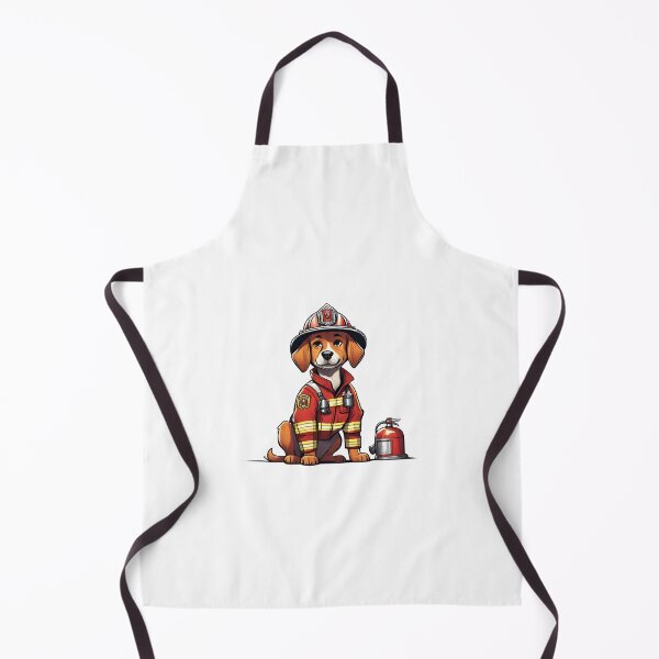 Item preview, Cute firefighter dog designed and sold by ExtraSilver.