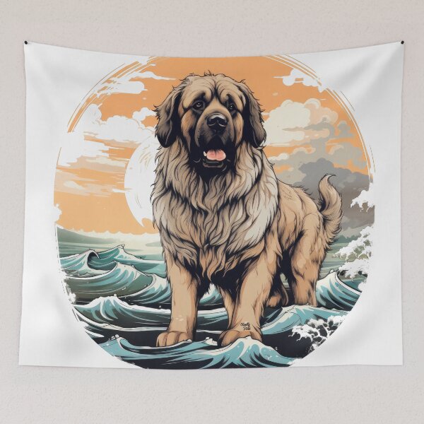 Item preview, Leonberger dogs love the water and the sea designed and sold by WallyPink.