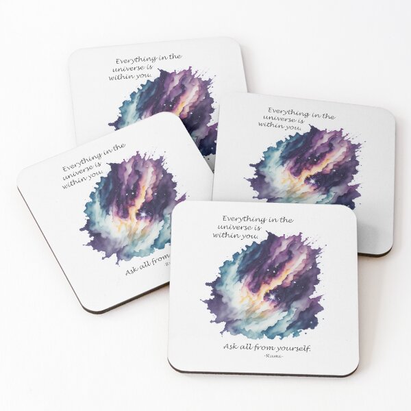 Item preview, Rumi quote, Everything in the universe is within you. Ask all from yourself designed and sold by SacredSoulCraft.