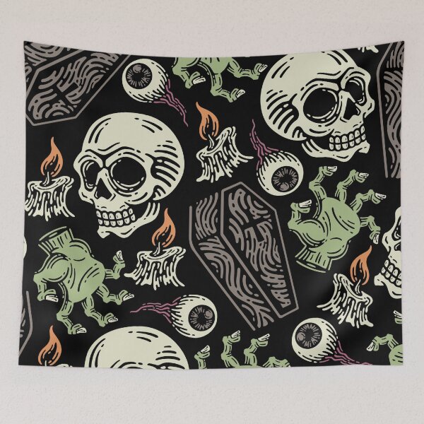 Item preview, Halloween: Spooky Pattern 2 designed and sold by TaraTs.