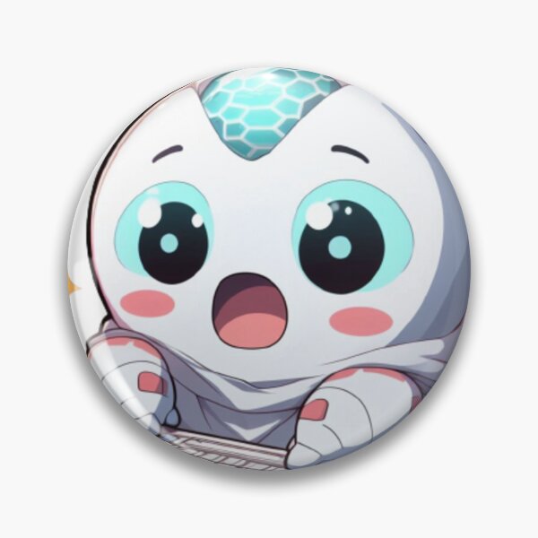 Item preview, kawaii robot cloud art designed and sold by PrintStyleHub.