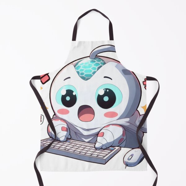 Item preview, kawaii robot cloud art designed and sold by PrintStyleHub.