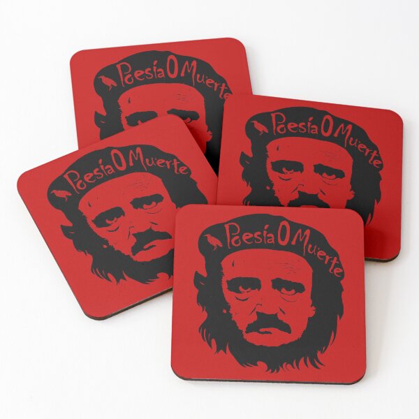 Item preview, Poesia O Muerte Poetry or Death - Funny Edgar Allan Poe Che Guevarra designed and sold by pelagio.