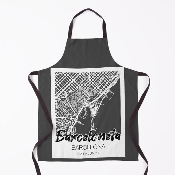 Item preview, Barceloneta, Barcelona: A Stylish Map & Typography Fusion designed and sold by crispy-prints.