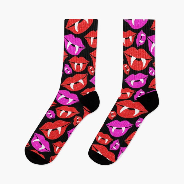 Item preview, Glittery Vampire Lips Pattern designed and sold by Julie Erin Designs.