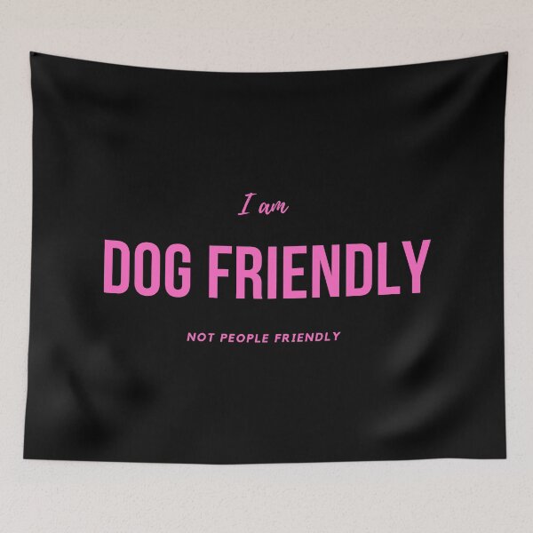 Item preview, Se admiten perros (rosa) designed and sold by BuckWildDesigns.