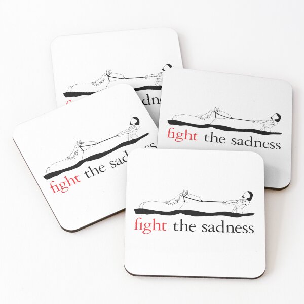 Item preview, Fight The Sadness (White) designed and sold by valdezign.