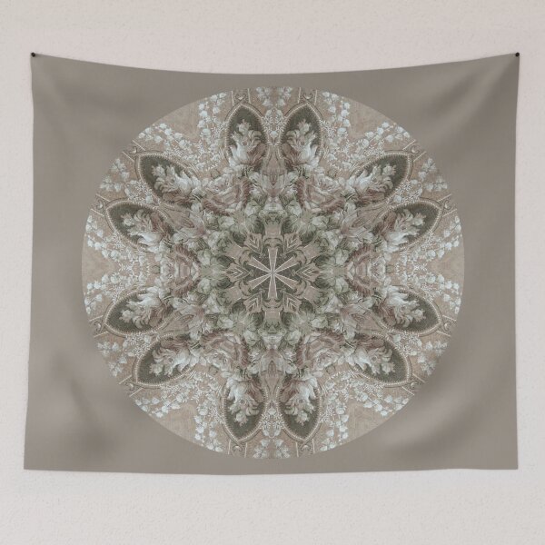 Item preview, Vintage Wallpaper Mandala #7 designed and sold by ArtisticUplift.