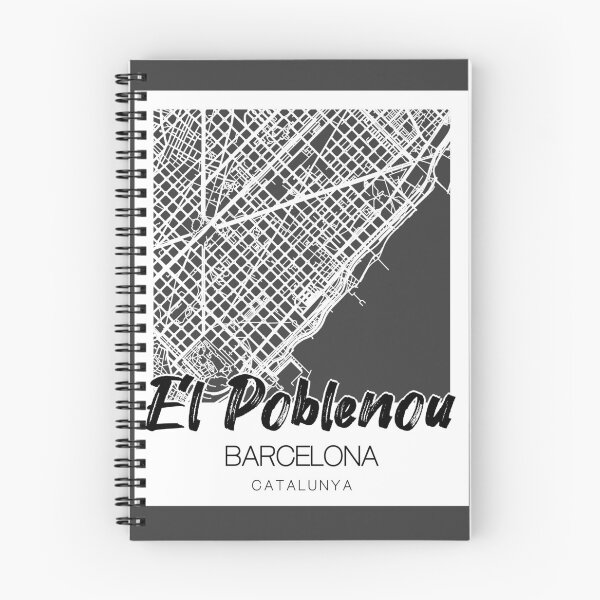 Item preview, Copy of El Poblenou, Barcelona: A Stylish Map & Typography Fusion designed and sold by crispy-prints.