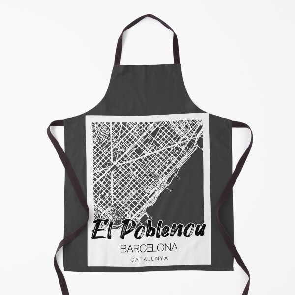 Item preview, Copy of El Poblenou, Barcelona: A Stylish Map & Typography Fusion designed and sold by crispy-prints.