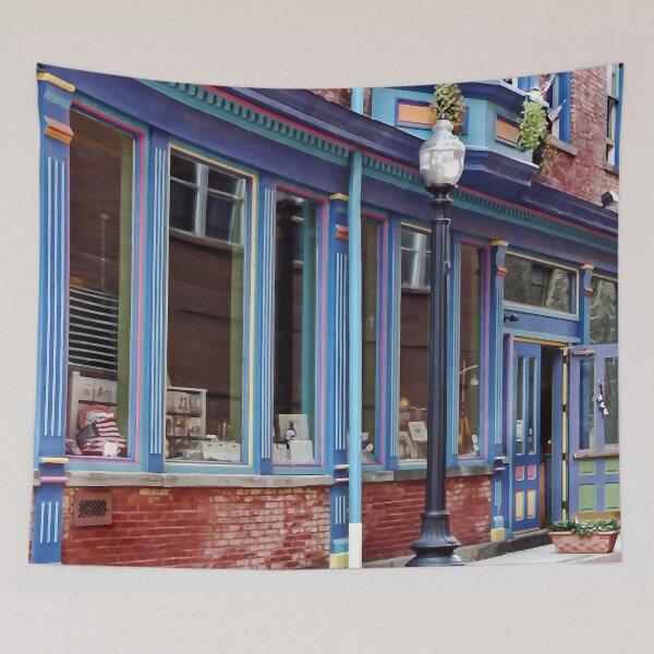 Item preview, Easton PA - Street With Open Door designed and sold by Susan Savad.