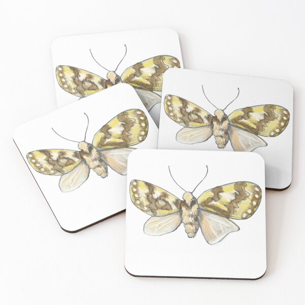 Item preview, Yellow Spotted Tussock Moth designed and sold by Allison Campbell.