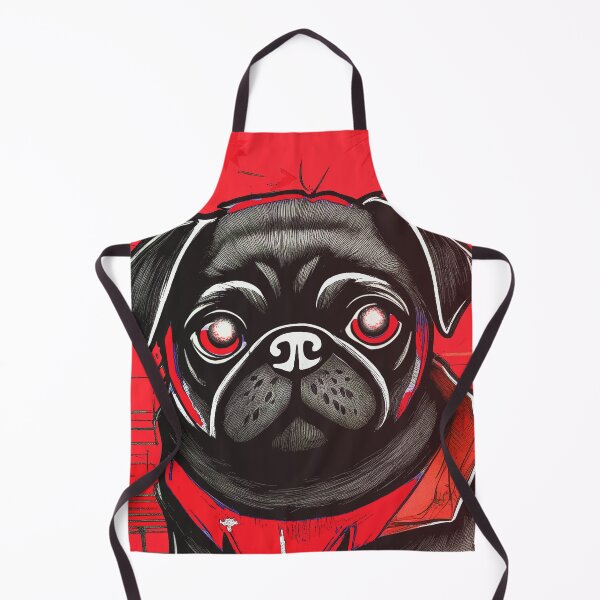 Item preview, Pug Sketchbook 10 RED designed and sold by RedBluffTraders.