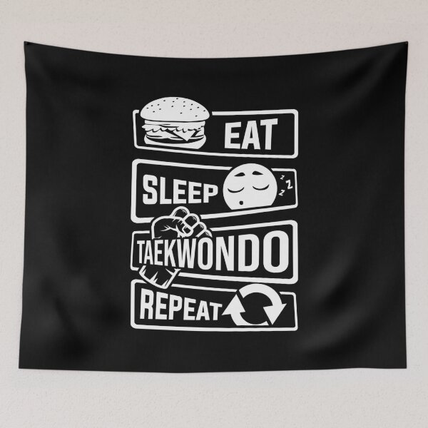Item preview, Eat Sleep Taekwondo Repeat - Martial Arts Martial Art designed and sold by anziehend.