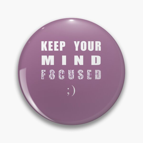 Item preview, Keep Your Mind Focused- Violet designed and sold by MilabArt.