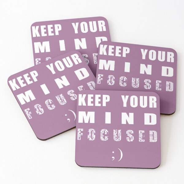 Item preview, Keep Your Mind Focused- Violet designed and sold by MilabArt.