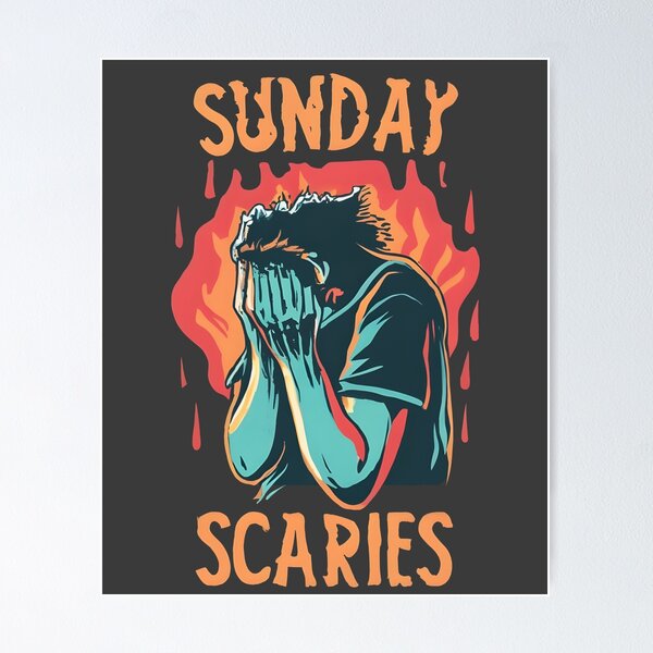 Item preview, Sunday Scaries designed and sold by vanko-vnc.
