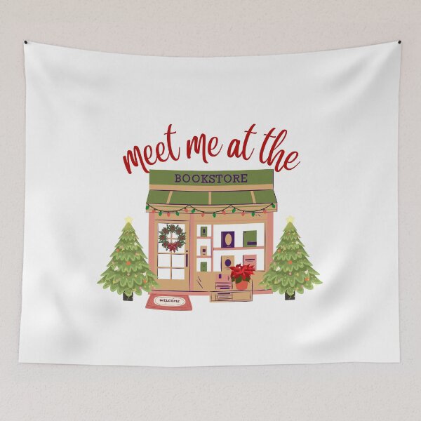 Item preview, Meet Me At The Book Store - Christmas designed and sold by OscarAndOphelia.