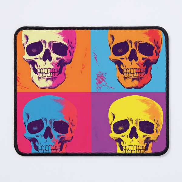 Item preview, Pop art skull collage designed and sold by Country Home Prints.