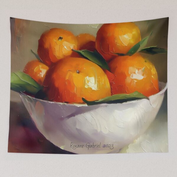 Item preview, Bowl of Oranges designed and sold by roxanegabriel.