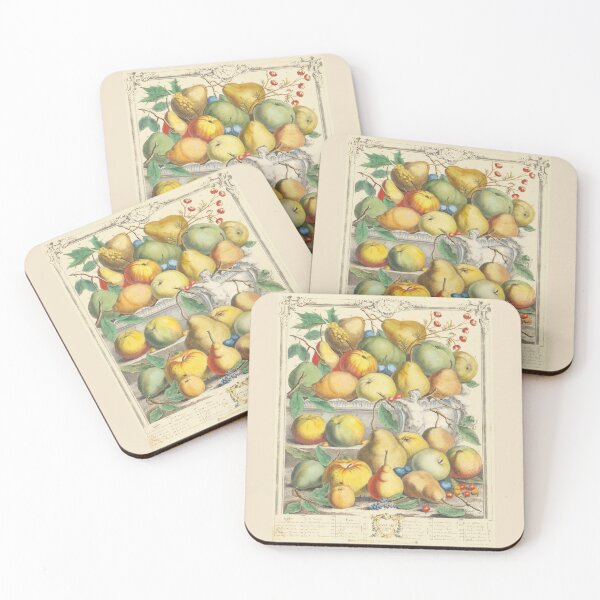 Item preview, January, from The Twelve Months of Fruits, by Robert Furber (1732) High definition designed and sold by MINDTHECHERRY.