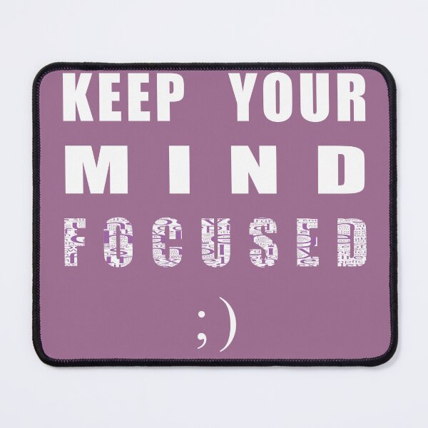 Item preview, Keep Your Mind Focused- Violet designed and sold by MilabArt.