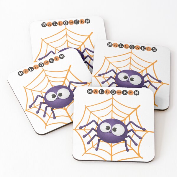 Item preview, Halloween: Cute Spider on Web designed and sold by TaraTs.