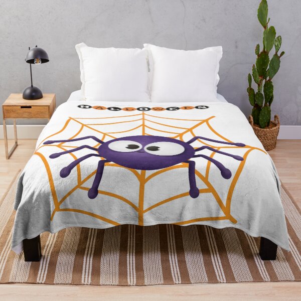 Item preview, Halloween: Cute Spider on Web designed and sold by TaraTs.