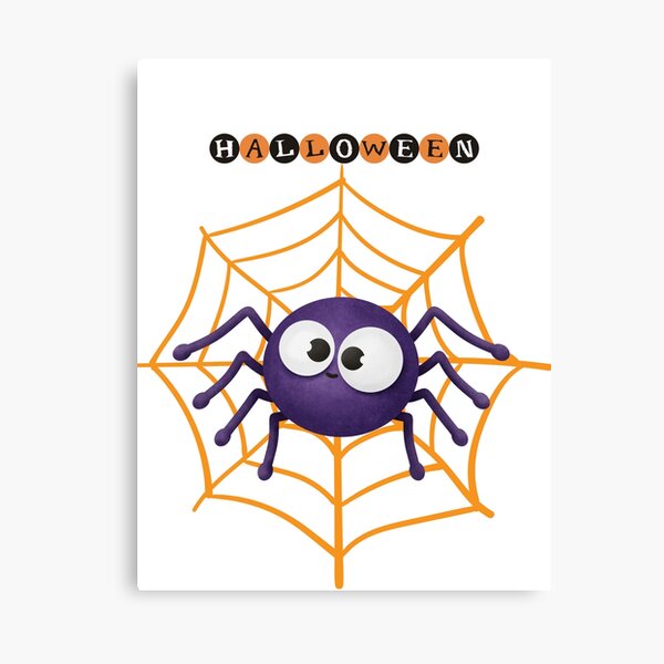 Item preview, Halloween: Cute Spider on Web designed and sold by TaraTs.
