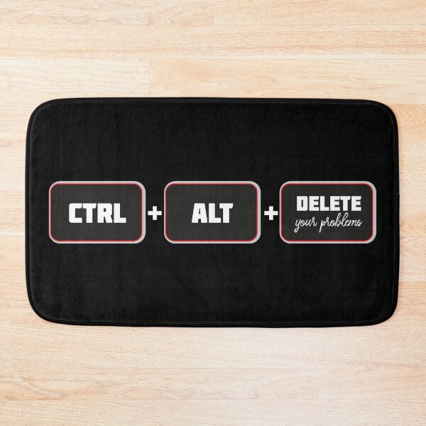 Item preview, Copy of Ctrl+Alt+Delete your problems. Motivation designed and sold by CatCoconut-Art.