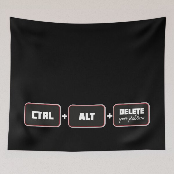 Item preview, Copy of Ctrl+Alt+Delete your problems. Motivation designed and sold by CatCoconut-Art.