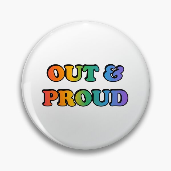 Item preview, National Coming Out Day - out and proud designed and sold by Inspirationmotivation.
