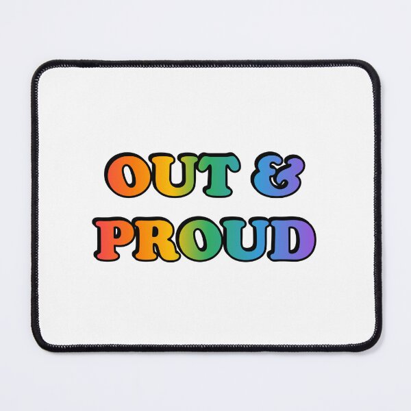 Item preview, National Coming Out Day - out and proud designed and sold by Inspirationmotivation.