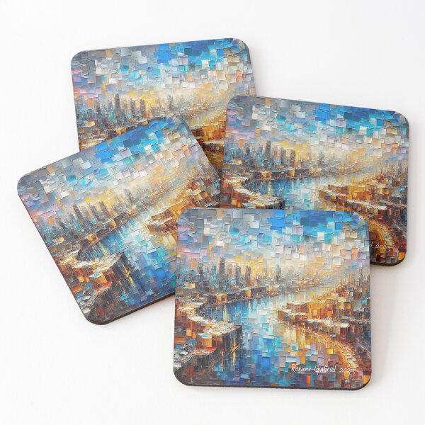 Item preview, City with River designed and sold by roxanegabriel.