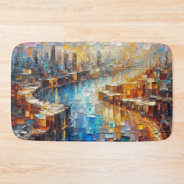 Item preview, City with River designed and sold by roxanegabriel.