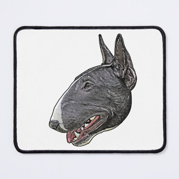 Item preview, Bull Terrier side profile designed and sold by AikasHeaven.