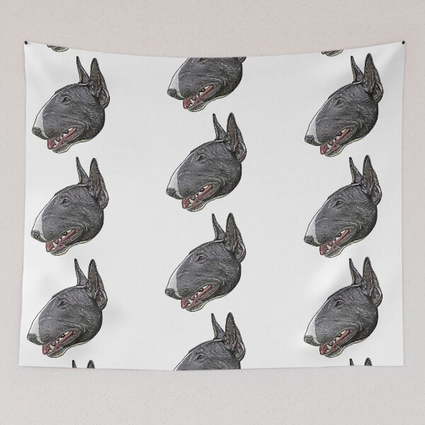 Item preview, Bull Terrier side profile designed and sold by AikasHeaven.