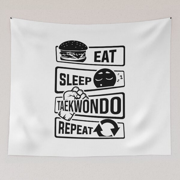 Item preview, Eat Sleep Taekwondo Repeat - Martial Arts Martial Art designed and sold by anziehend.