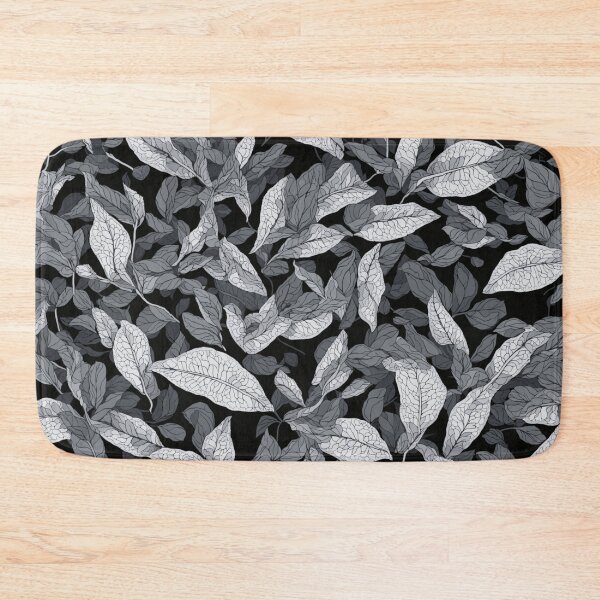 Item preview, Ayahuasca Reverie: Monochrome Leaf Harmony designed and sold by cornelius403.