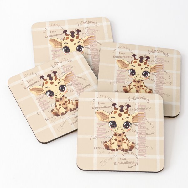 Item preview, AI generated | Cute Affirmations | Giraffe designed and sold by Twinmommy Store.