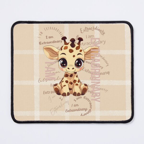 Item preview, AI generated | Cute Affirmations | Giraffe designed and sold by Twinmommy Store.