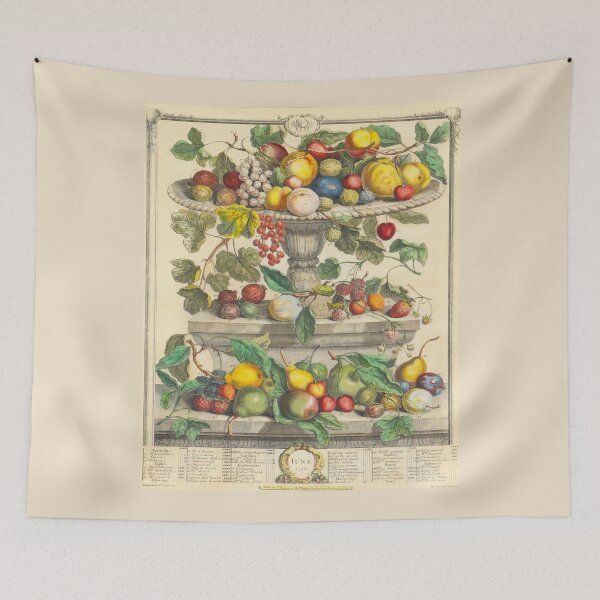 Item preview, June, from The Twelve Months of Fruits, by Robert Furber (1732) High definition designed and sold by MINDTHECHERRY.